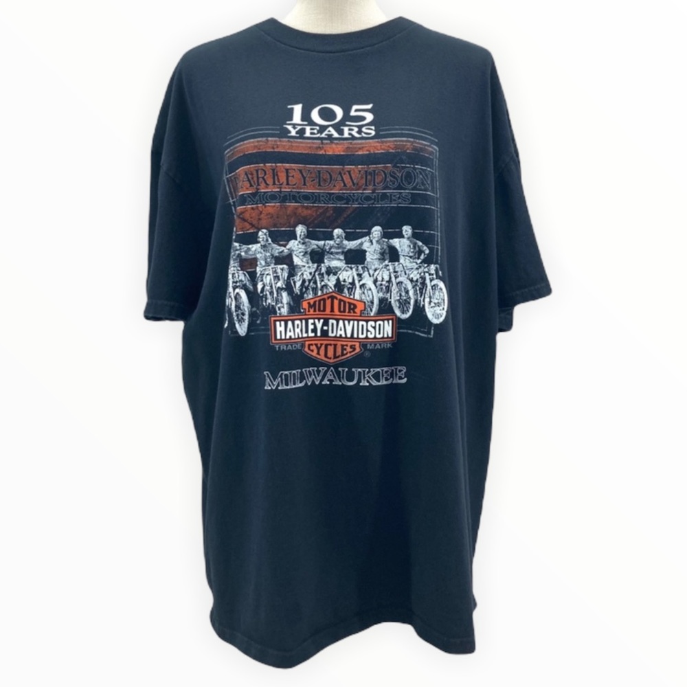 HARLEY-DAVIDSON Black Men’s/Unisex Short Sleeve Graphic Tee Shirt Size 2XL
